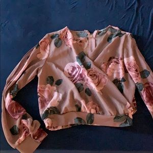 Charlotte Russe floral crop top